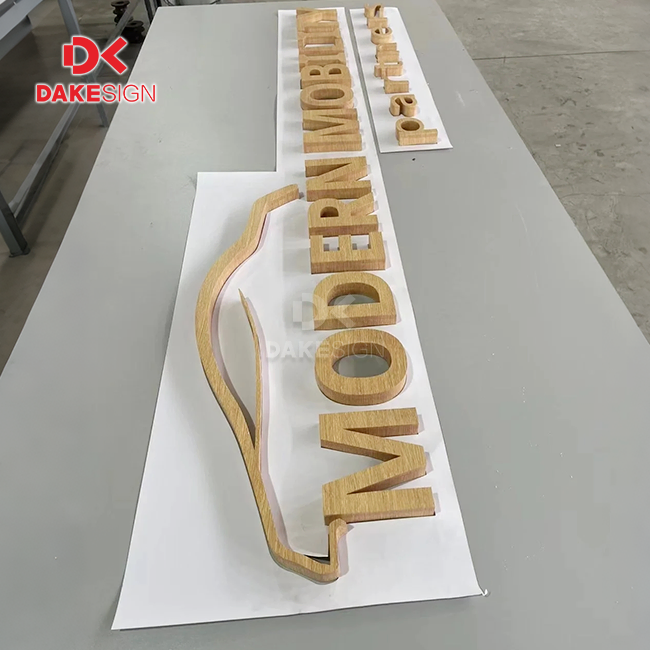 Custom 3D Wood Signs
